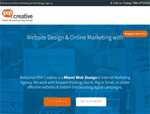 Tablet Screenshot of popcreative.net